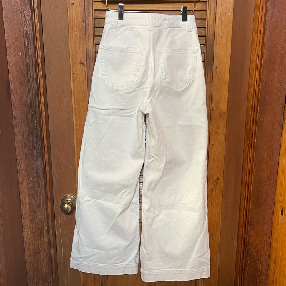 NWT Women’s Harper Ankle Vintage Jeans in Tonal Ecru Distressed - Picture 3 of 9